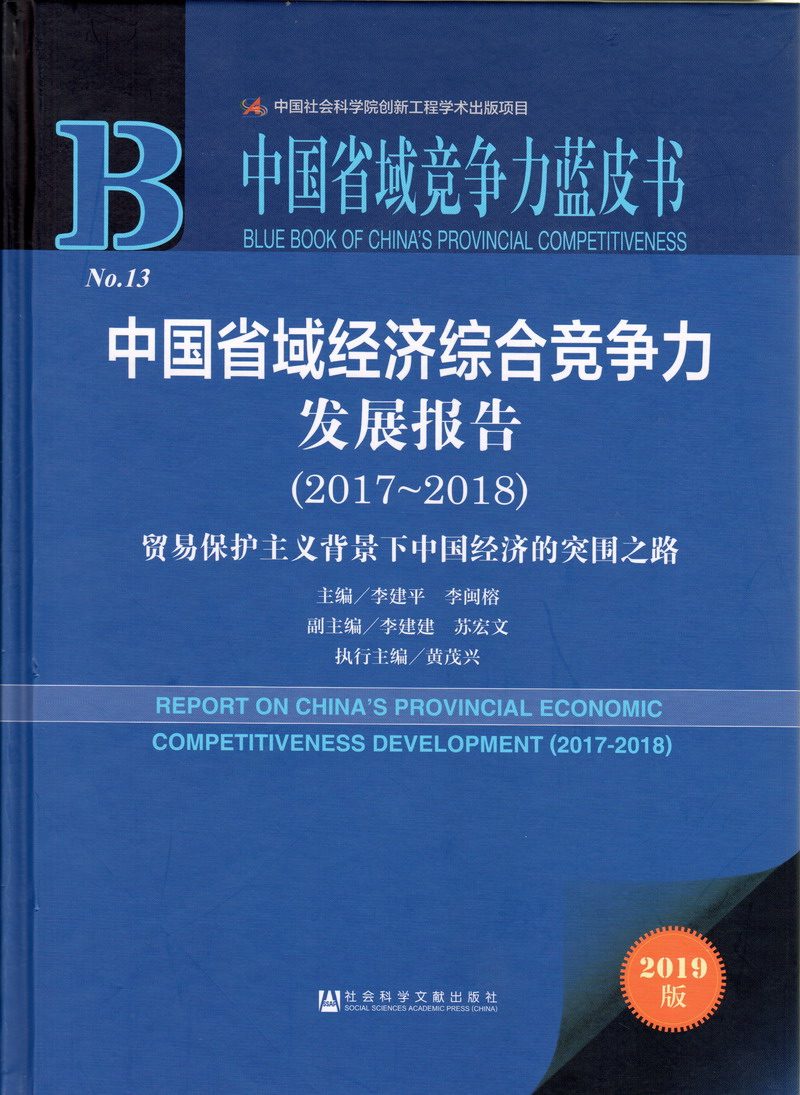 草逼啊啊啊中国省域经济综合竞争力发展报告（2017-2018）